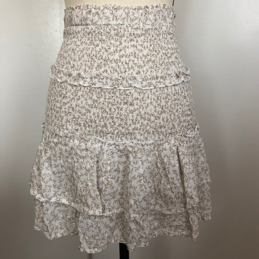 Ruffled Mini Skirt